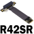 M.2NGFFNVMe延长线定制转接PCIEx4x8pci-e4x全速稳定ADT R42SR附电源线 5cm