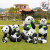 蔚然花屋户外仿真熊猫摆件园林景观玻璃钢雕塑公园庭院小区动物装饰品 50坐姿熊猫