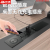 京昂桌面嵌入式插座岛台隐藏式多媒体排插吧台滑盖式侧滑面板USB充电 BA02-1A[砂黑]2.5米线 15瓦无