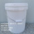 塑料桶家用水桶密封桶5/10/20/25升包装桶圆桶酱料桶涂料桶原料桶 18升/带盖/压盖