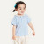迷你巴拉（minibala）迷你巴拉巴拉男童女童短袖T恤宝宝凉感学院儿童上衣230224117203