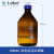 京京 玻璃棕色透明蓝盖丝口试剂瓶高硼硅蓝盖瓶100/250/500/1000ml 棕色 2000ml