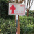 谋福（CNMF）插地式不锈钢消防标识牌 消火栓地上提示牌【室外消火栓(30cm*40cm)】