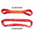 艾科堡 柔性吊装带2吨1米双扣软吊带工业起重吊绳 AKB-DZD-22