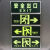 夜光荧光消防安全出口安全通道应急指示提示牌标识牌标牌地贴墙贴 指右墙贴