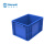 Raxwell蓝色EU系列周转箱长方形加厚塑料物流箱汽配箱水产养鱼养龟箱收纳整理储物分类箱RHSS4012