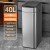 智能感应式垃圾桶厨房自动打包客厅厕所卫生间办公室大号 40L不锈钢色自动打包[客厅 12L以上