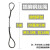 牛人 插编钢丝绳 双扣纯手工编织起重吊装吊索具编头子钢丝绳 吊5.5吨20-5米一根 