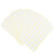 海斯迪克 HKW-259 彩色不干胶圆点标签贴纸 圆形铜版色标分类记号贴纸 25mm白色（600贴）