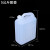 定制级塑料桶5升20L塑料壶塑胶油水酒壶白色扁桶大口带盖30斤 5公斤塑料壶