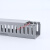 绝缘线槽PVC阻燃灰色走线槽 明装配电箱控制柜走齿形开口塑料线槽 高30*宽25/100米