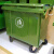 大型户外垃圾桶商用挂车大容量环卫桶市政大容量垃圾箱带盖 120L脚踏款 绿色