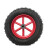 Homeglen 充气轮老虎车轮胎350-4手推车轮子300-8万向轮 搬运车充气大轮300-8加厚 14吋直径35