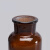 大广口瓶透明实验室化工采样石油瓶小口磨口样品瓶试剂瓶玻璃棕色 60ml棕色广口