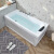 德国欧贝姿（OUBEIZI）浴缸家用清新亚克力泡澡池冲浪按摩恒温加热成人卫生间独立日式中小户型泡浴池 浴缸+五件套 1.4米