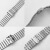 雷米瑞原装适用moto360智能手表表带钢带通用不锈钢竹节款平口拉丝电镀 二代银色钢带 20mm