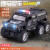 警车玩具合金玩具车模1/32救护车男孩儿童宝宝仿真玩具小汽车 六轮悍马越野警车