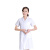 雨林军 白大褂 夏季薄款白大褂短袖 女护士修身款短袖 单位：件 180~2XL 