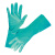 赛立特安全NL15丁腈防化学防护手套植绒衬里31.5cm防水耐油手套绿色XL码12双装