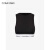 Calvin Klein 618女士时尚品牌裤腰棉混纺比基尼内衣 BLACK L