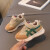 卡漫尔馨品牌童鞋秋季新款儿童运动鞋男童阿甘鞋跑步鞋女童宝宝鞋子 白色 23码 内长14.5厘米