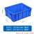 盛富永 周转箱塑料收纳箱仓库物流存储物料零件盒长方形养鱼储物箱 1号蓝色710*455*180mm