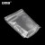 安赛瑞 磨砂透明自立袋 自封夹链包装袋干货果茶叶储存运输密封袋10×15+3cm 50个 2A00587