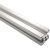 铝合金管夹导轨功能柱不锈钢管固定卡扣6 8 mm 1/2实验室气路管夹 1/2英寸钢管适用100个