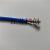 台湾K型蓝色测温线0.3T型0.5铁氟龙热电偶线绝缘高温补偿导线 K型2703mm100米（加粗多股扁平蓝色）