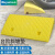 标燕 阶梯垫 马路牙子斜坡垫路沿坡三角阶梯垫爬坡上坡垫 PE塑料黄色50x27x7cm