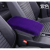 CLCEY汽车扶手箱垫冬季兔毛绒加厚保暖冬天通用中控车内中央扶手箱垫套 紫色