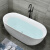 保温浴缸亚克力薄边浴缸无缝浴缸家用成人独立式欧式浴缸贵妃浴缸定制 空缸配置 1.7m