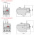 德力西热继电器JRS1DSP-25/Z热过载保护配CJX2S专用1.0 1.6 2.5A JRS1Dsp-93 37-50A