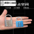 定制户外防水指纹挂锁智能锁头小号电子锁大 按键锁-银色8位按键四位密码-随