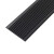鼎红 楼梯防滑条PVC胶条自粘踏步台阶贴地面防滑压条 黑色宽6cm*长1m
