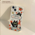 月莱旭趣味涂鸦番茄黑猫适用苹果15pro手机壳14promax可爱11卡通小众12mini硬壳13proiPhone14Plus艺术se  光面菲林  vivo S15