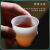 桓沅小号闻香杯冰种白瓷喝茶品茗杯单个薄胎素烧客杯陶瓷茶盏功夫茶具 冰种素烧-美人杯 0ml 0只 200mL以下