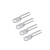 奈鑫  铝鼻子 DL系列铝接线祼端子 堵油电缆铝接头 冷压端子线耳铝鼻子 1 DL150-50个/包