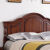 誉颜美式实木床1.8米婚床仿古雕花主卧乡村家用2米大床儿童床卧室家具 1.8米箱框 实木床+枕头
