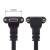 螺丝USB-C数据线Type-C锁紧适用RealSense R200 SR300 D415 D435 弯头带螺丝 1m