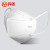 鸣固 N95口罩 一次性防护用品 五层过滤防尘防飞沫 独立包装白色  4盒共100只装