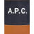 A.P.C. 618女士AXEL小号牛仔&皮革托特包 Blue/Caramel 均码