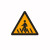 交通标志牌三角乡村道路警示牌左右急弯村庄慢让三叉路指示牌反光 慢字70三角厚度1.2mm