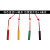 通信光缆扎线电力电缆绝缘绑线包塑扎丝瓷瓶绑扎线 红色，单芯铁芯直径1.2外径2.4 【180米每卷