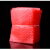 贝傅特 红色气泡袋 泡沫包装袋气泡膜垫片全新料防震泡泡袋打包袋 17*25cm（100只）