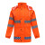 久臻雨衣套装户外男女桔色环卫所公路绿化工程消防机场橘黄色反光雨衣