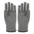 代尔塔（DELTAPLUS）202018 灰色针织防割手套耐磨透气工作劳保防护手套 3副/包