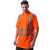 博迪嘉 GN650短袖POLO衫 透气鸟眼布 户外作业交通反光安全服 荧光橘红色 XL码1件 可定制