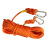 给养酷 JY-LB167 安全绳带钢丝 救援绳 救生绳 速降绳子 野营晾衣绳 80米带双钩 
