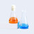 实验室三角烧瓶锥形瓶带塞250 500 1000ml配硅胶塞子加厚玻璃加热 直口5000ml+塞子50-60mm